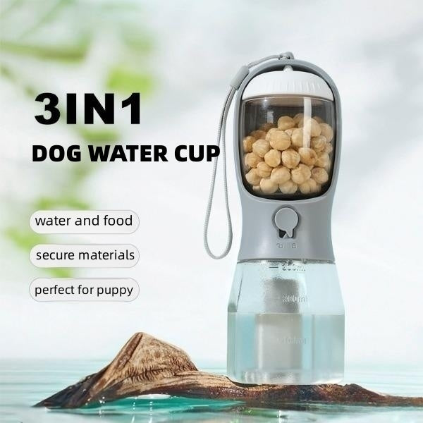 PAWLANDS Dog Water Cup Drinking Food Garbage Bag Three-in-one