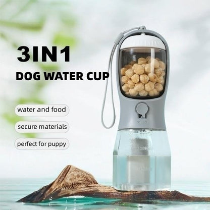 PAWLANDS Dog Water Cup Drinking Food Garbage Bag Three-in-one